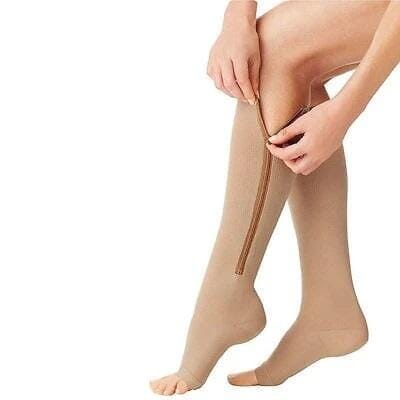 Bas de Compression Anti-Varices et Anti-Gonflements avec Fermeture Éclair Roupas (Meias 1) Mascato Shop P/M