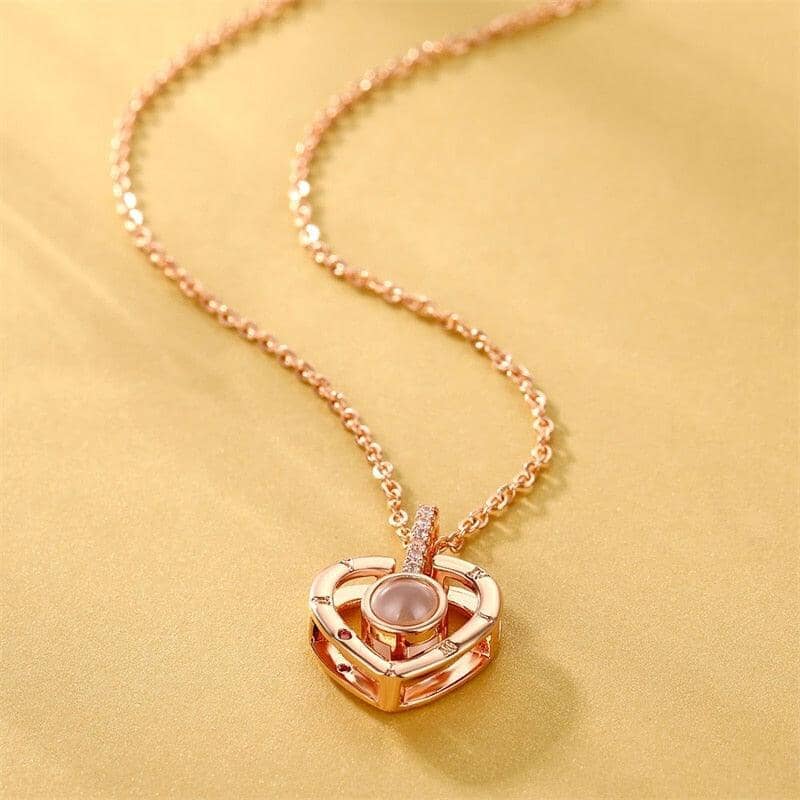 Collier “Je T’Aime” en 100 Langues Joias & Acessórios (Colar 2) Mascato Shop