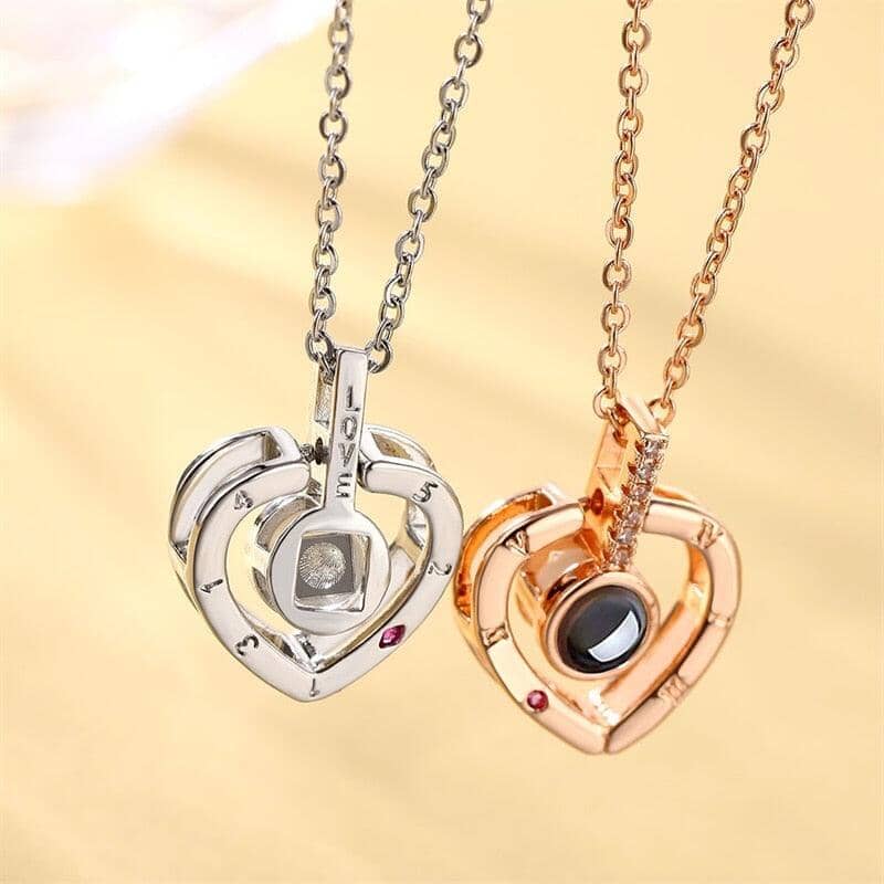 Collier “Je T’Aime” en 100 Langues Joias & Acessórios (Colar 2) Mascato Shop