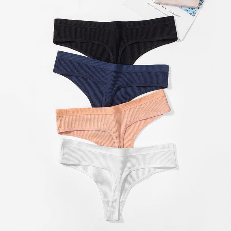 Culottes String en Coton - Achetez 5, Recevez 10 Roupas (Sutiãs e Calcinhas 5) Mascato Shop