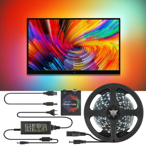 AMBILED - Pour TV, Jeux et Lit Casa (iluminação 3) Mascato Shop 24" 