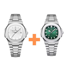 Montre Homme Fusion Luxury - [Achetez 1 Recevez 2] Masculino - Relógio 1 Mascato Shop Blanc + Vert 